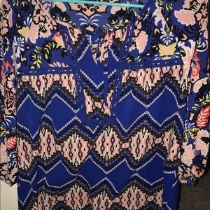 Floral Quarter Sleeve